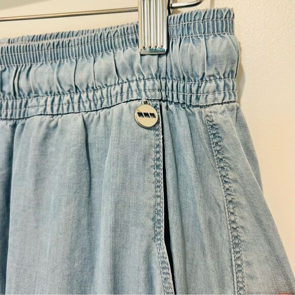 Lorna Jane Black Label Chambray Jogger Pants Size XS in Light Blue 100% Tencel - Picture 5 of 16